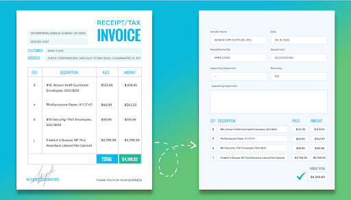 OCR Invoice Processing For Accounts Payable