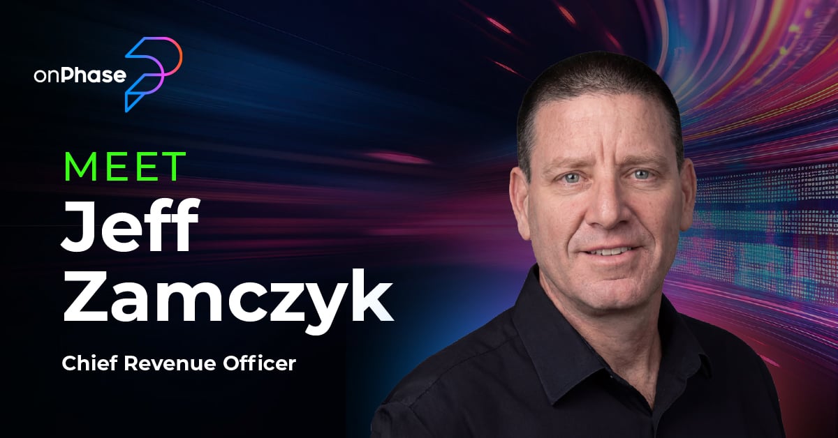 onPhase Appoints Jeff Zamczyk as Chief Revenue Officer